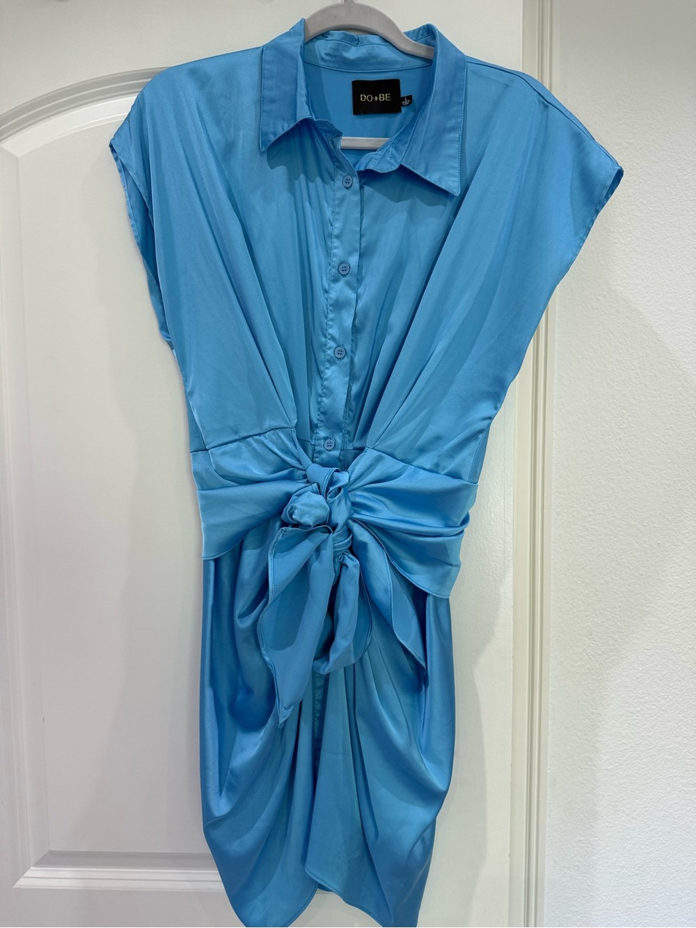 DO+BE Bright Blue Button-Up Shirt